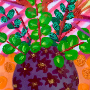 Spring Pots 5 by Sally Bramble