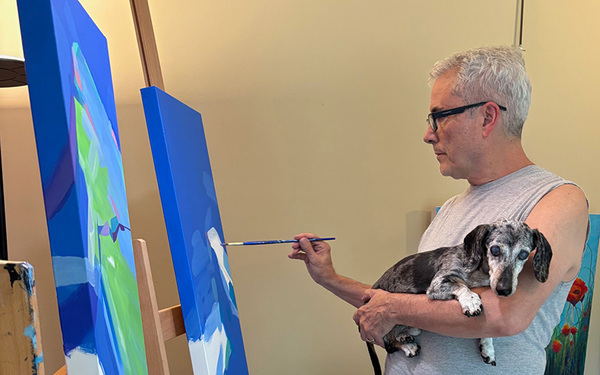 Not Even a Natural Disaster Could Stop This Artist From Painting