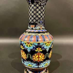 Small cloisonné vase