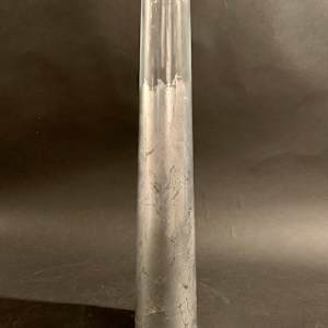 Tall glass ikebana vase