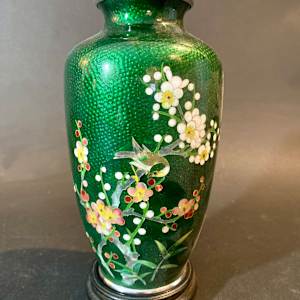 Small cloisonné vase