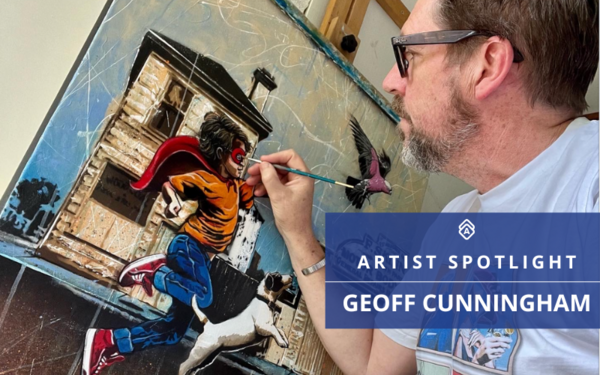 The Mesmerizing Stencil Technique of Geoff Cunningham